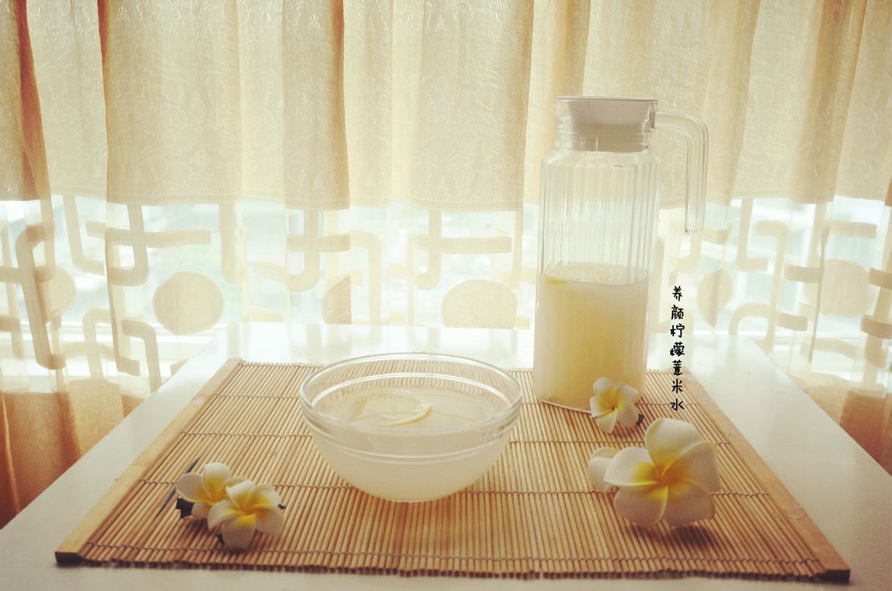養顏檸檬薏米水