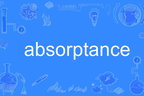 absorptance absorptance