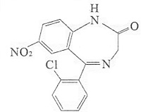 氯硝西泮片