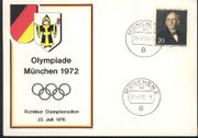 慕尼黑奧運會紀念明信片