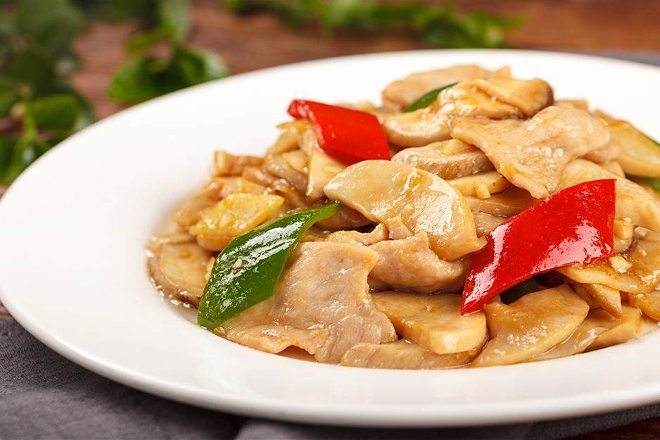 鮑菇肉片 鮑菇肉片