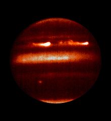 IRTF觀測到木星熱成像