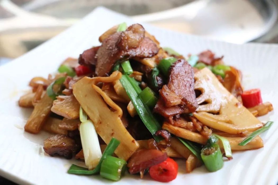 雙筍炒臘肉 雙筍炒臘肉