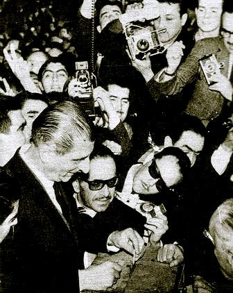 1964年，弗雷在總統選舉中投票