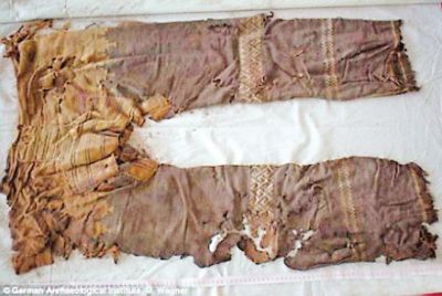 考古發現的最早出現的褲子