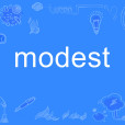 modest modest