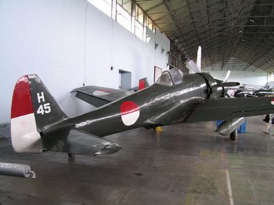 博物館中的Ki-43隼