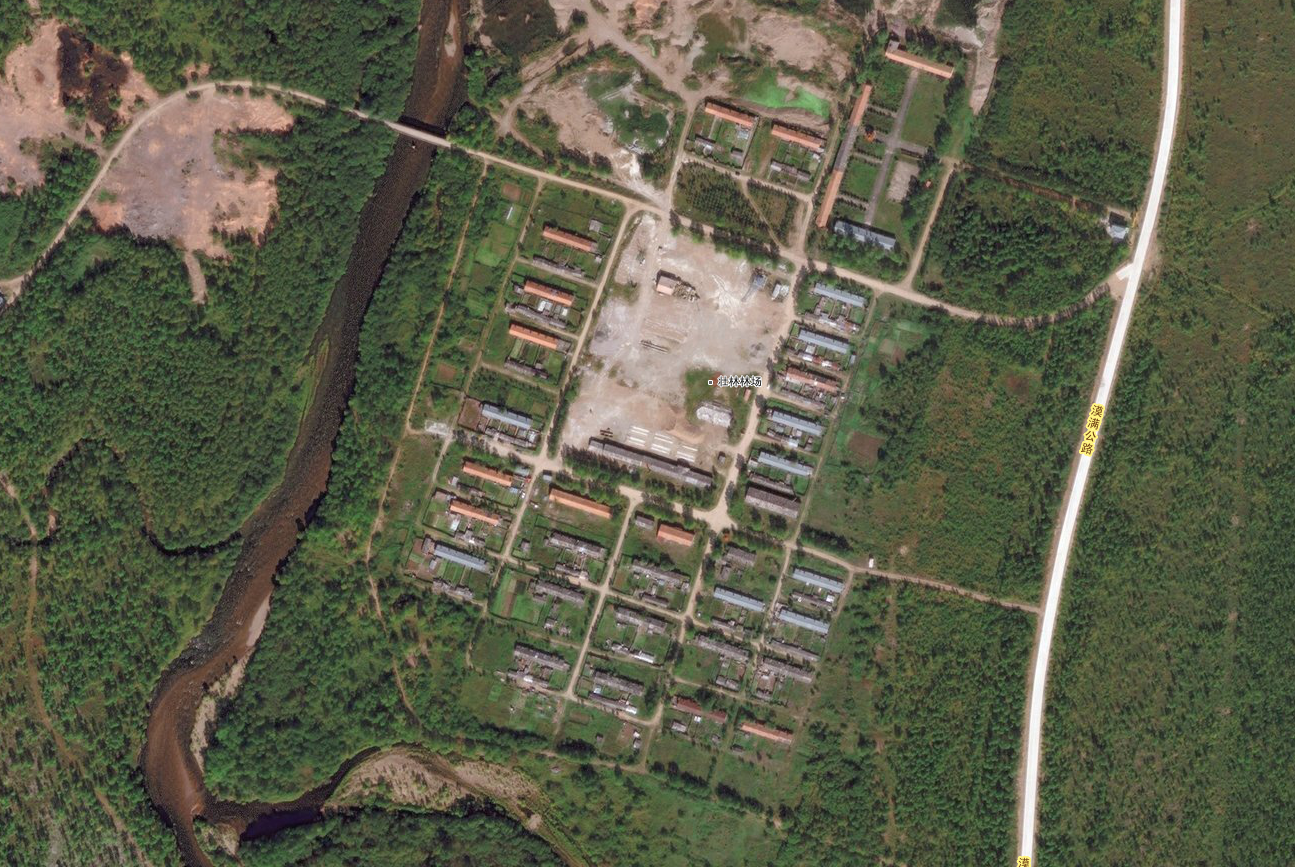 壯林林場衛星圖