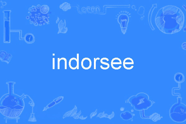 indorsee indorsee