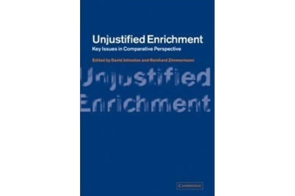 Unjustified Enrichment Unjustified Enrichment