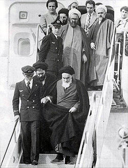 霍梅尼在1979年2月1日返抵伊朗