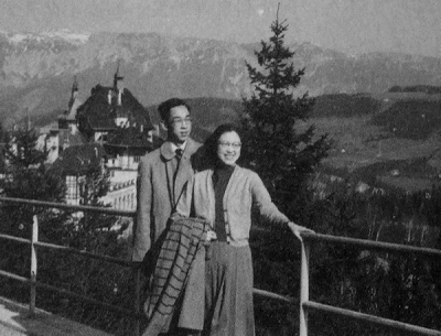 1958年陳樂民、資中筠夫婦合照