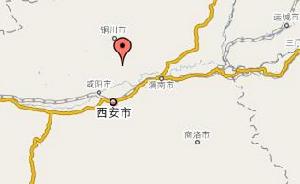 陂西鎮在陝西省內位置