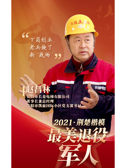 趙昌林(退役軍人企業家,2021年度 趙昌林(退役軍人企業家,2021年度