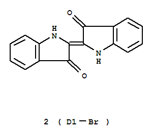 2-（1,3-二氫-3-氧代-2H-二氫亞吲哚基）-1,2-二氫-3H-吲哚-3-酮二溴代衍生物