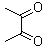 丁二酮的分子結構圖