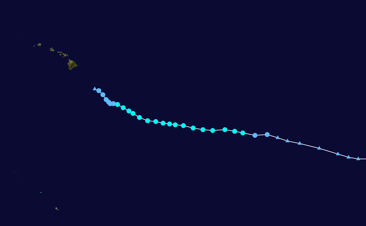 熱帶風暴諾拉  路徑圖