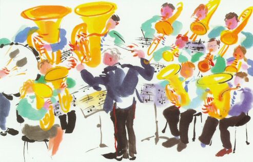 銅管樂隊(銅管和打擊樂器組成的樂隊)