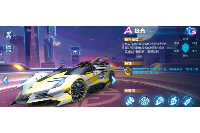 極光(遊戲《qq飛車》中的A級賽車) 極光(遊戲《qq飛車》中的A級賽車)