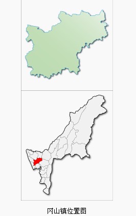 岡山鎮-地理位置