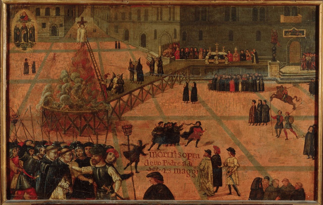 1498年薩伏那洛拉被執行火刑
