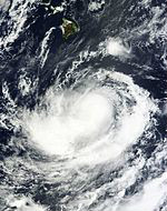 颶風歐霍 衛星雲圖