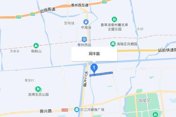 潤豐路(泰州市海陵區的道路) 潤豐路(泰州市海陵區的道路)