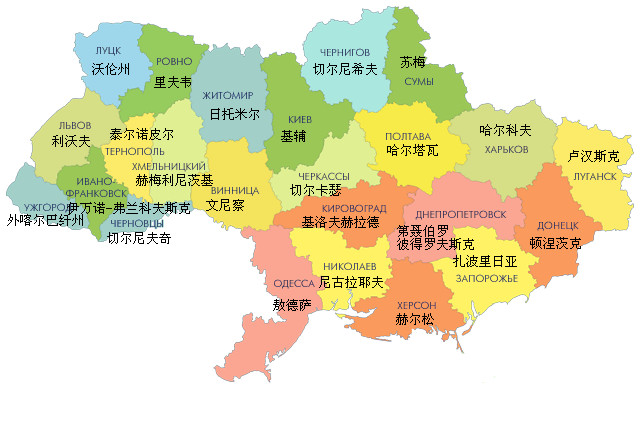烏克蘭行政區劃