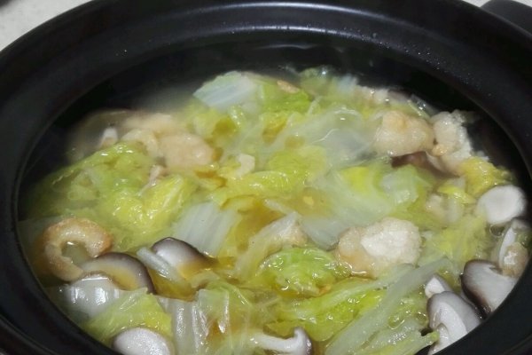 香菇白菜湯