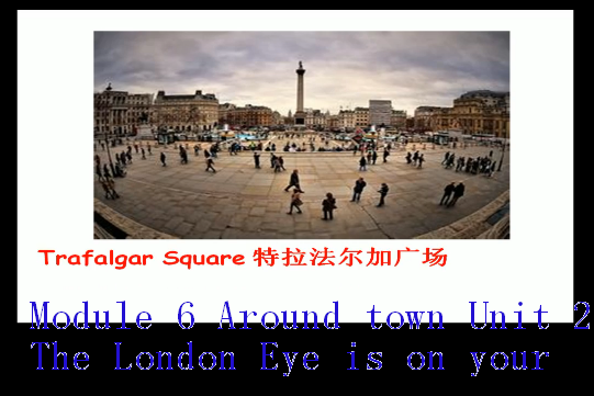 Module 6 Around town Unit 2 The London Eye is on your right. Module 6 Around town Unit 2 The London Eye is on your right.