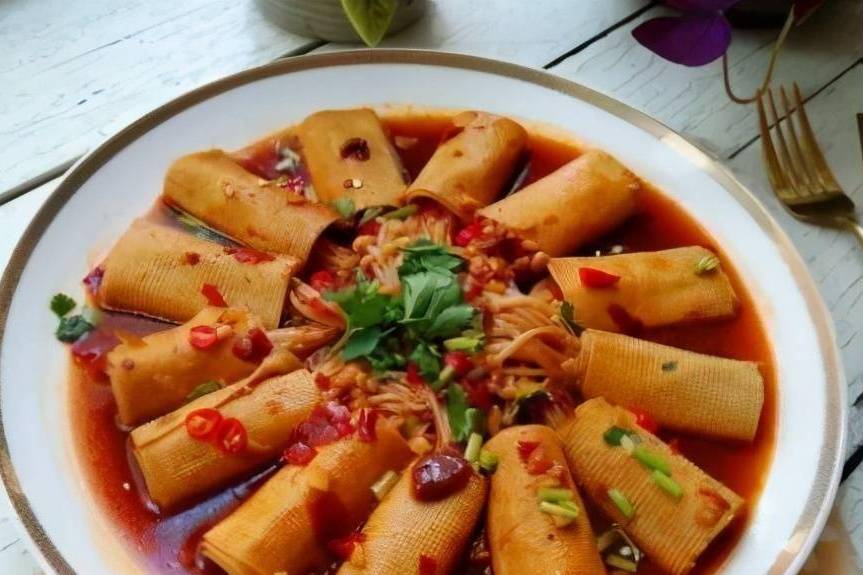 芽菜腐卷 芽菜腐卷