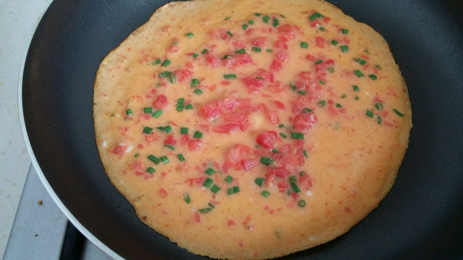 西紅柿雞蛋煎餅