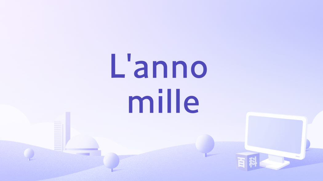 L\x27anno mille L\x27anno mille
