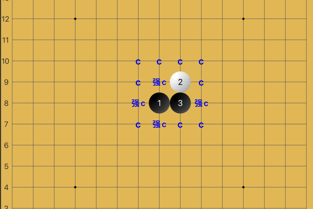 雲月(五子棋26種指定開局之一) 雲月(五子棋26種指定開局之一)
