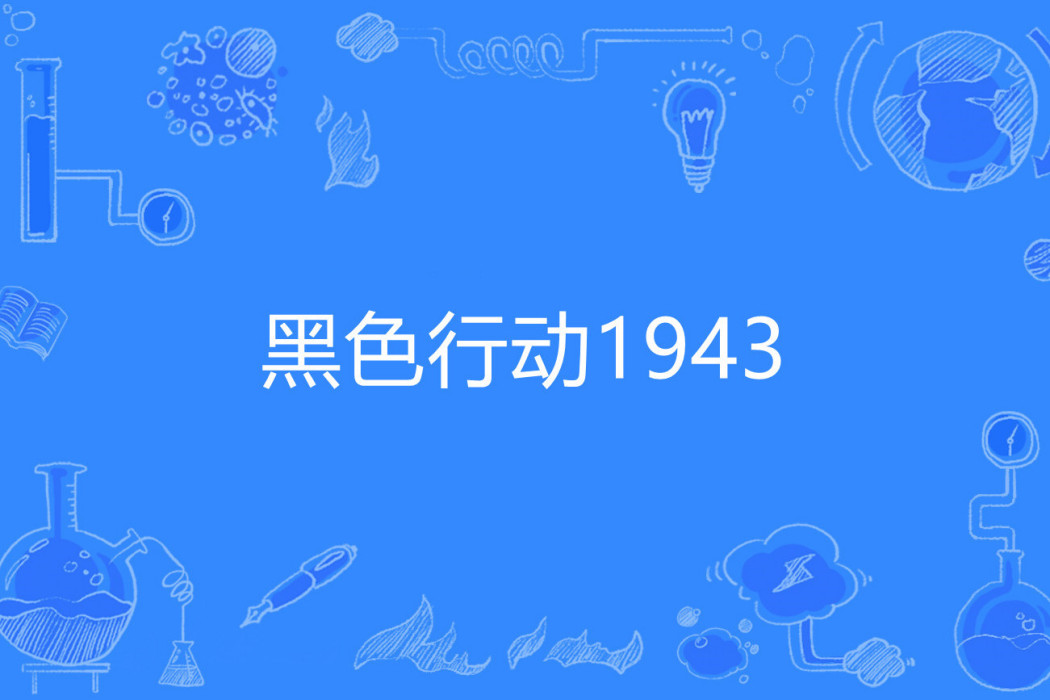 黑色行動1943 黑色行動1943