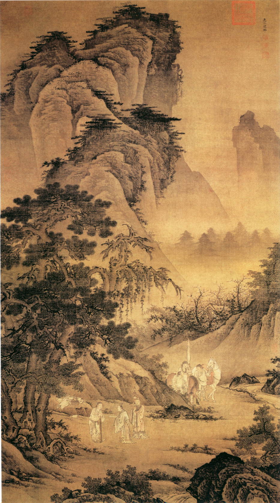 《聘龐圖》北京故宮博物院藏