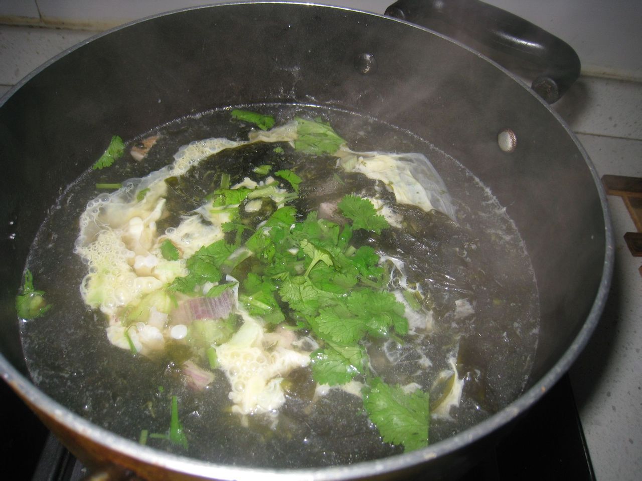 豬肝紫菜蛋花湯