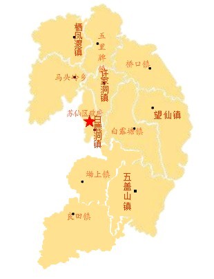 蘇仙區地圖