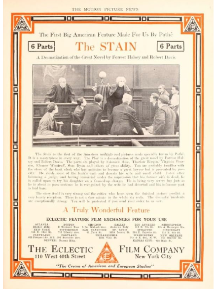 The Stain(美國1914年Frank Powell執導的電影) The Stain(美國1914年Frank Powell執導的電影)
