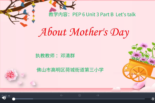 五下Unit3 B Let\x27s talk about Mother\x27s Day 五下Unit3 B Let\x27s talk about Mother\x27s Day