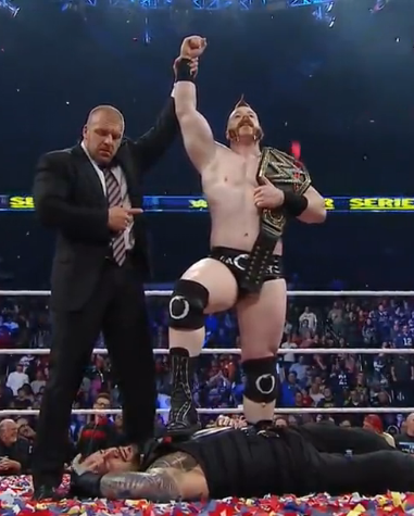 希莫斯2015強者生存贏得WWE世界冠軍腰帶