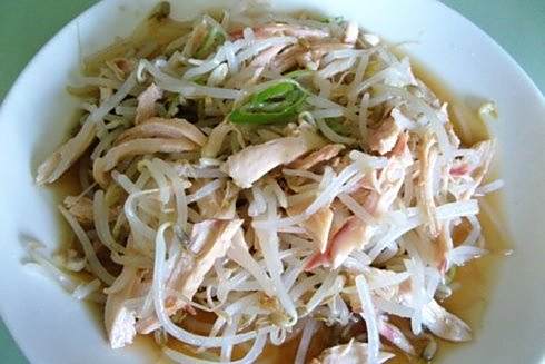 豆芽雞絲 豆芽雞絲