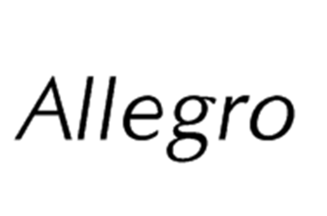 Allegro(英語單詞)