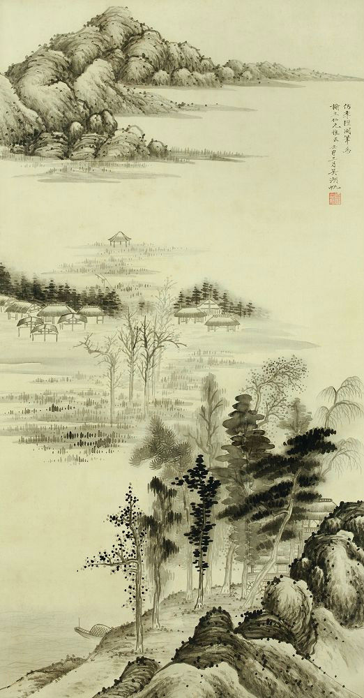 山水(吳湖帆創作的中國畫)