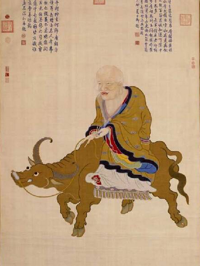 青牛老子圖(清代的作品)