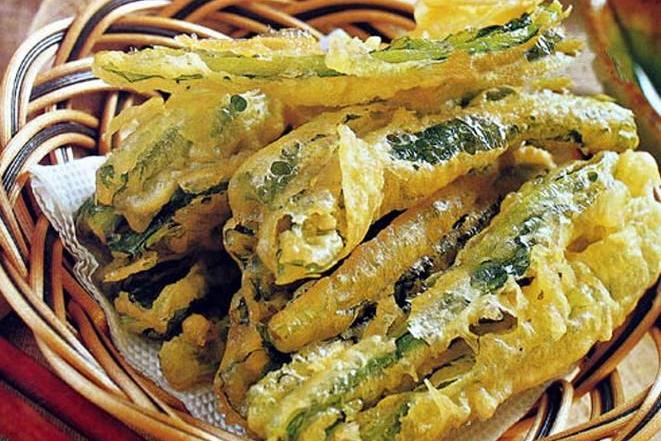 炸菠菜脯 炸菠菜脯