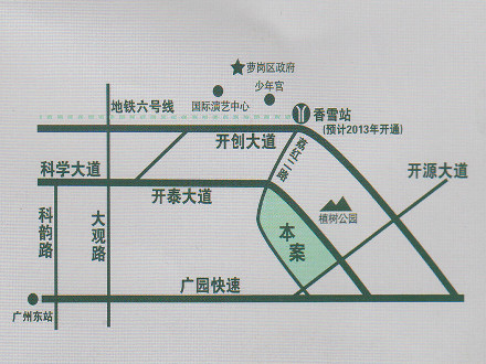 萬科東薈城位置圖