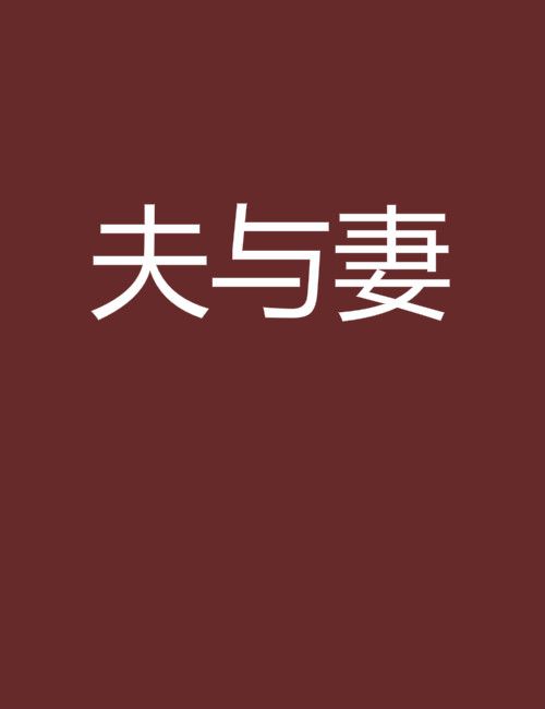 夫與妻 夫與妻