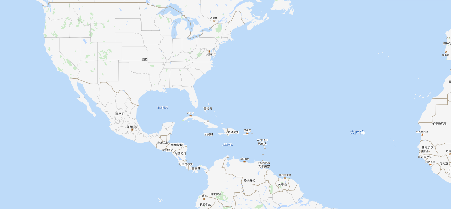 美國巴拿馬 平面地圖