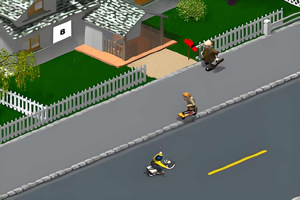 騎車送報 騎車送報